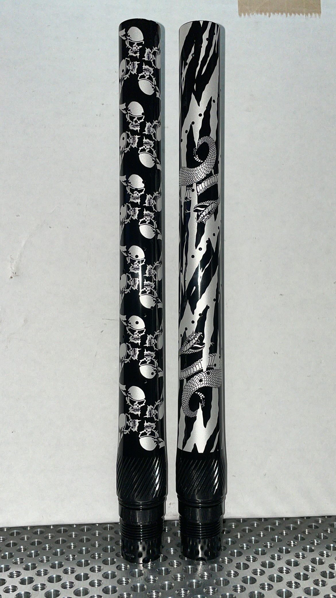 NEW Freak XL Barrel Tip Laser Engraved Flying Skulls & Snakestripe