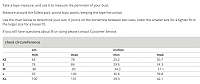 FitnessTopSizeChart